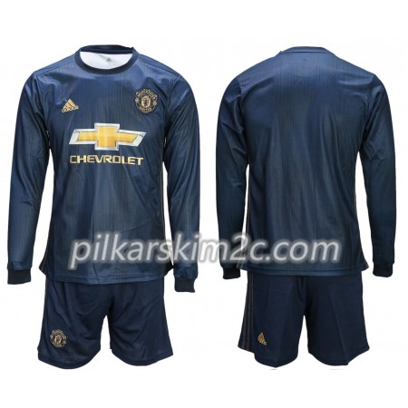 Koszulka Manchester United Dziecięca Trzeciej 2018-2019 - Koszulki Piłkarskie(L/S)